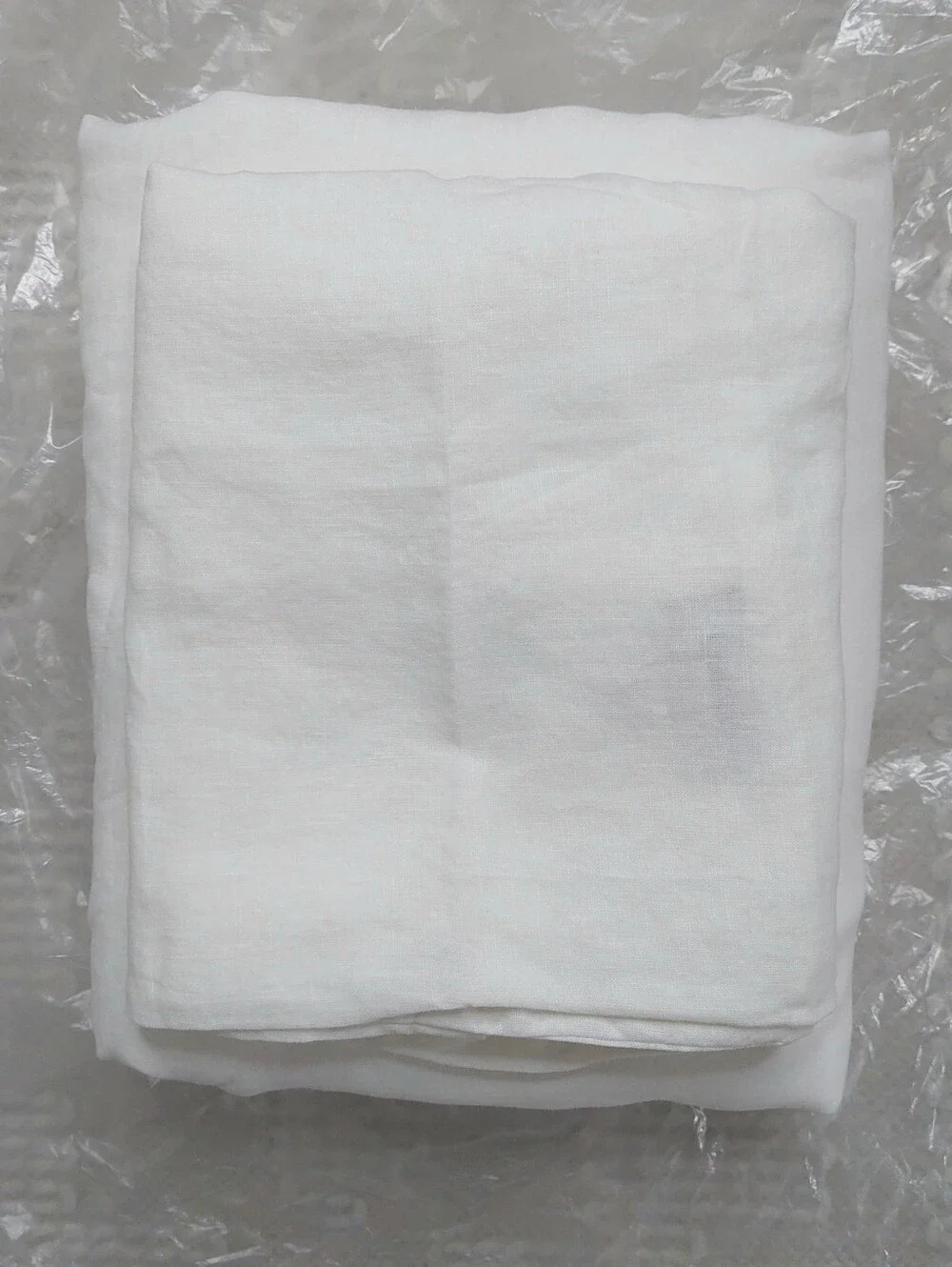 Quince European Linen Ivory Duvet Cover & 2 Sham! King/ Cal King! (767)
